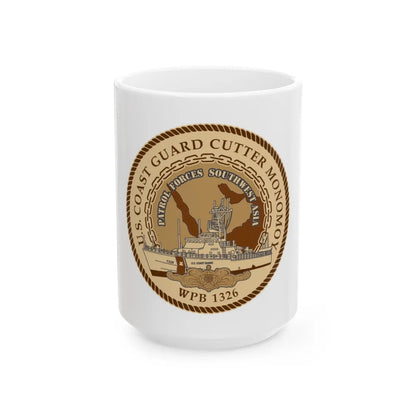 USCGC Monomoy WPB 1326 (U.S. Coast Guard) White Coffee Mug-15oz-Go Mug Yourself