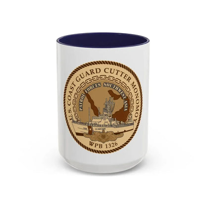 USCGC Monomoy WPB 1326 (U.S. Coast Guard) Accent Coffee Mug 15oz Navy - Go Mug Yourself