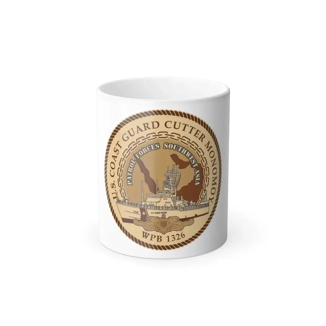 USCGC Monomoy WPB 1326 (U.S. Coast Guard) Color Changing Coffee Mug 11oz - Go Mug Yourself