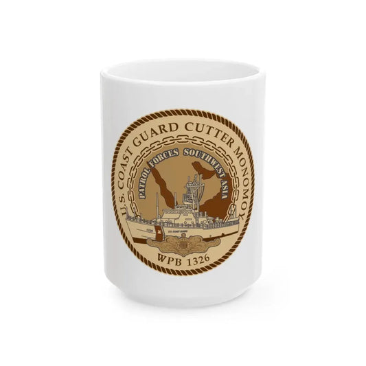 USCGC Monomoy WPB 1326 (U.S. Coast Guard) White Coffee Mug 15oz - Go Mug Yourself