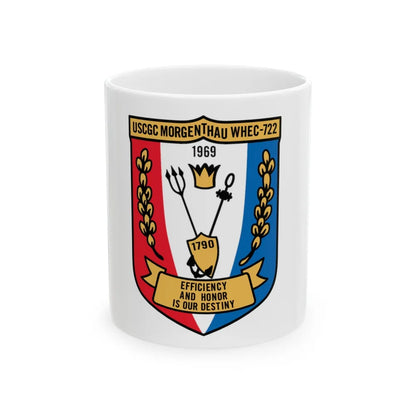 USCGC Morgentthau Whec 722 (U.S. Coast Guard) White Coffee Mug-11oz-Go Mug Yourself