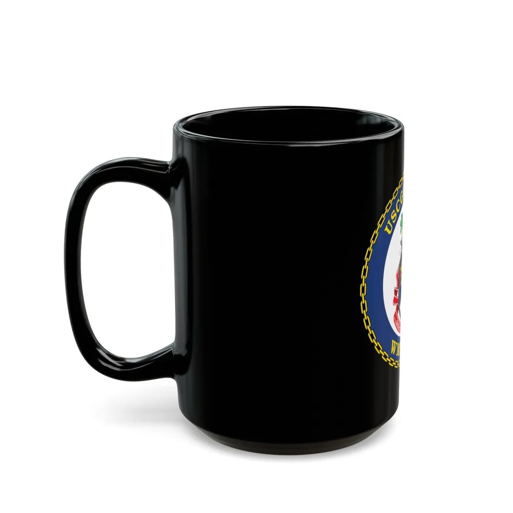 USCGC Munro WMSL 755 (U.S. Coast Guard) Black Coffee Mug-Go Mug Yourself