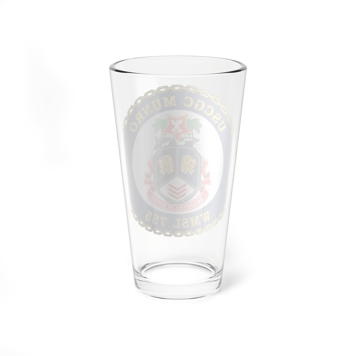 USCGC Munro WMSL 755 (U.S. Coast Guard) Pint Glass 16oz-Go Mug Yourself