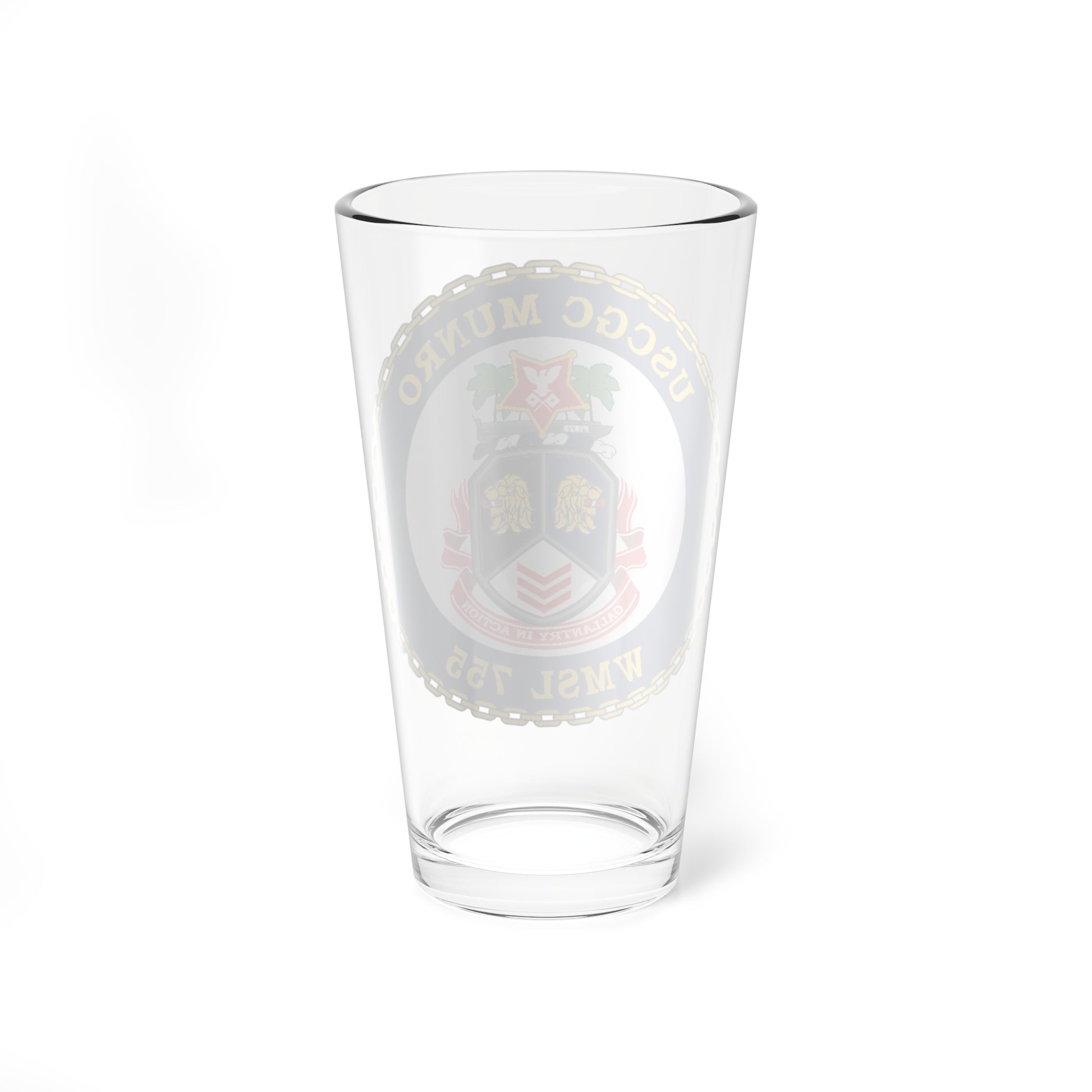 USCGC Munro WMSL 755 (U.S. Coast Guard) Pint Glass 16oz-Go Mug Yourself