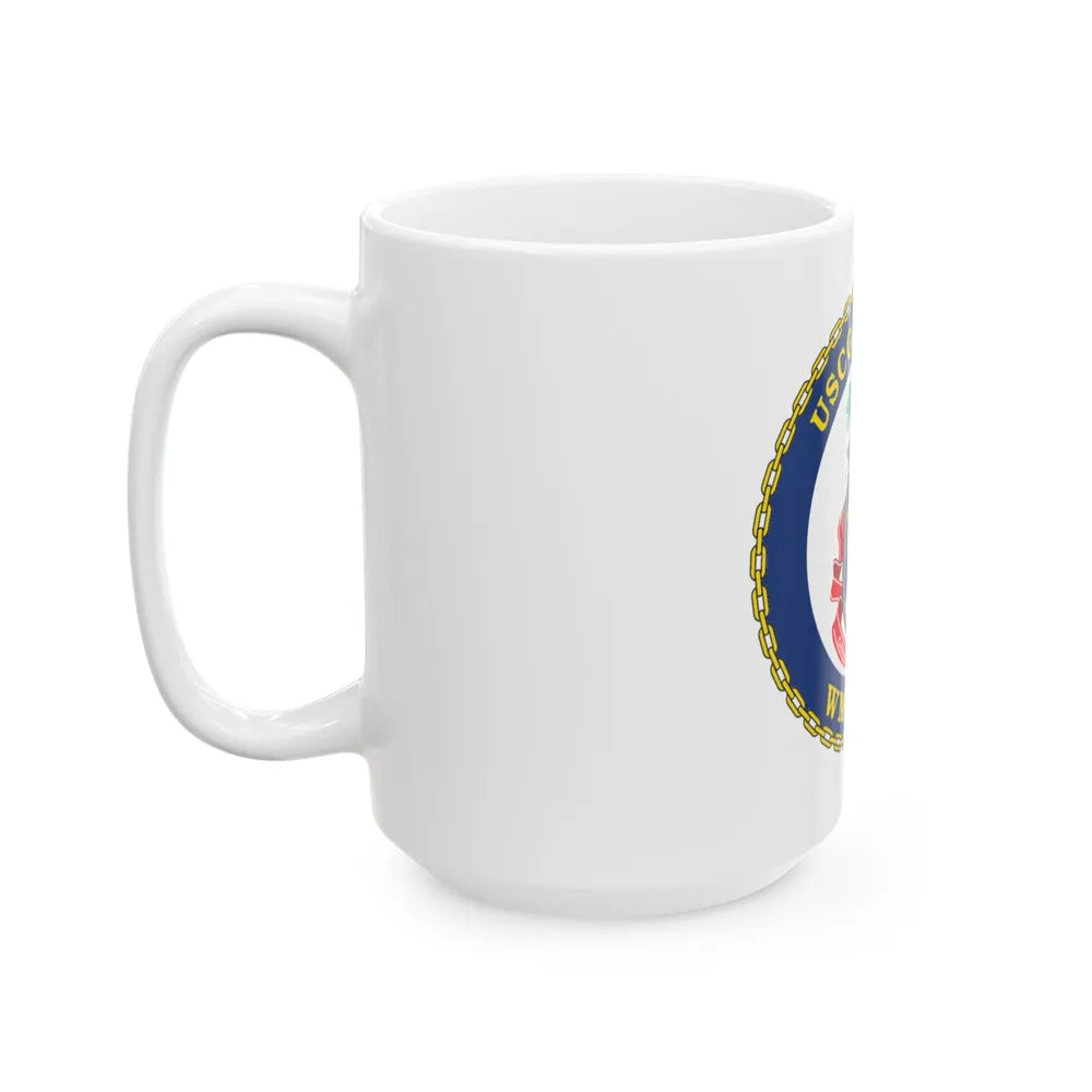 USCGC Munro WMSL 755 (U.S. Coast Guard) White Coffee Mug-Go Mug Yourself