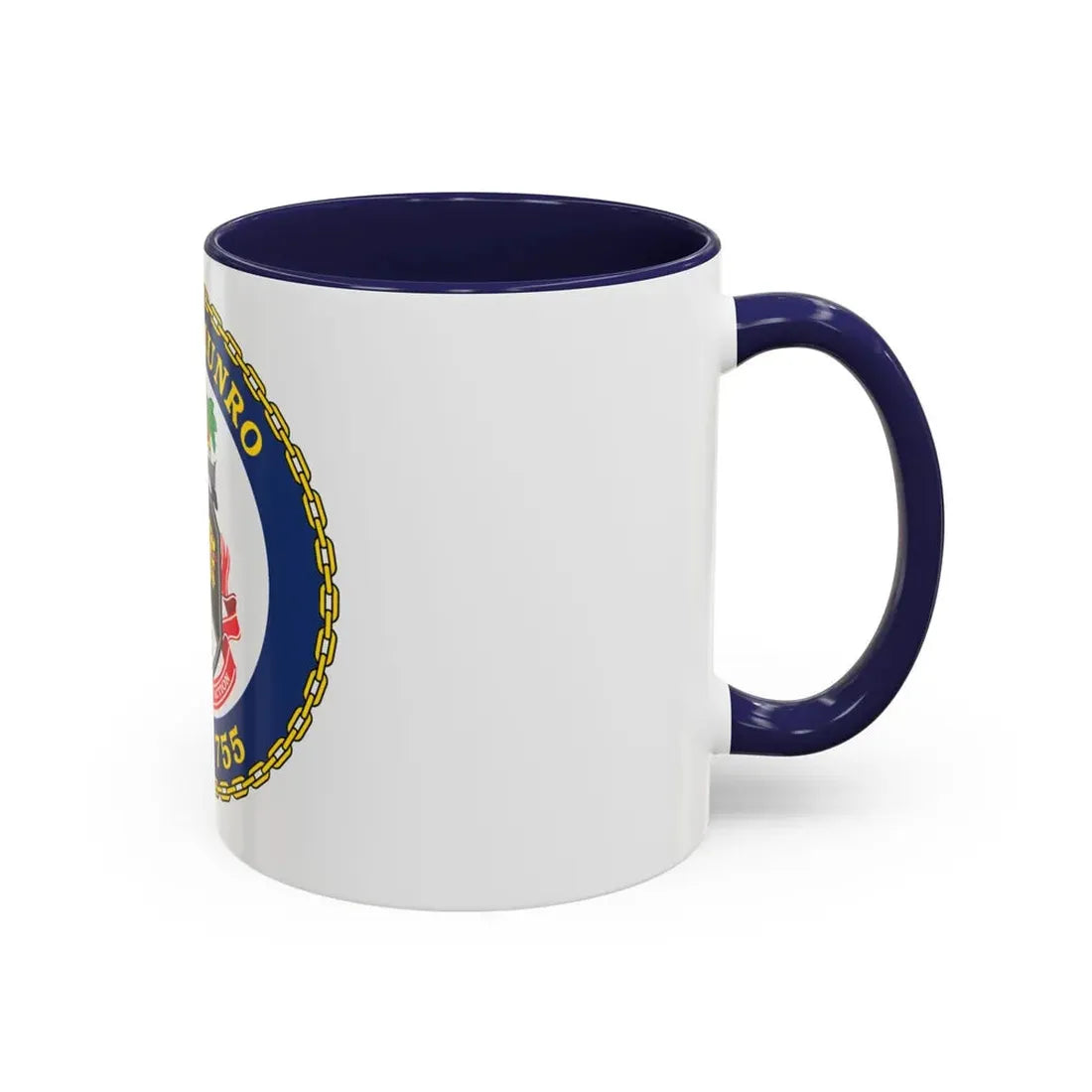 USCGC Munro WMSL   755 (U.S. Coast Guard) Accent Coffee Mug - Go Mug Yourself
