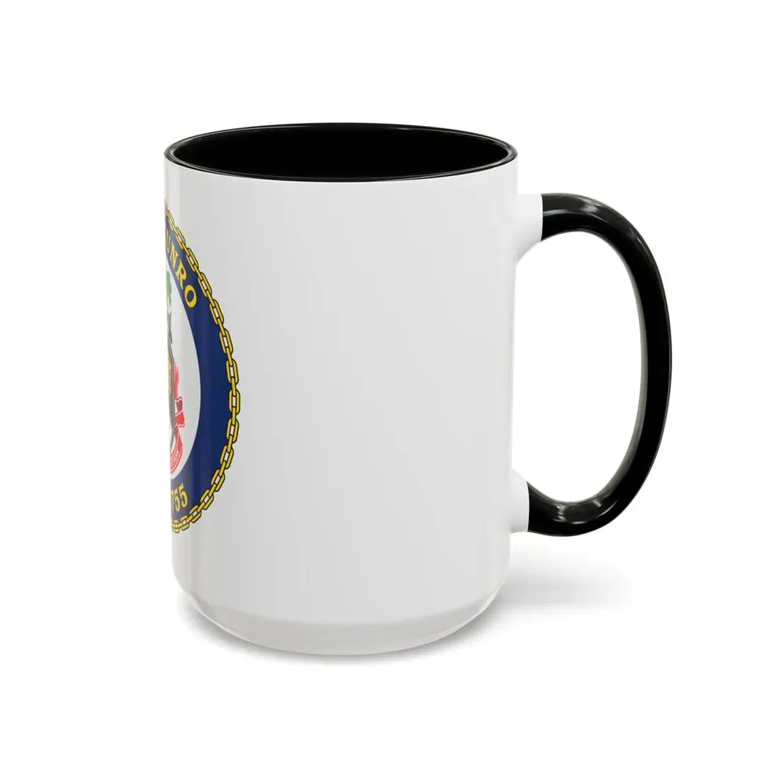USCGC Munro WMSL   755 (U.S. Coast Guard) Accent Coffee Mug - Go Mug Yourself