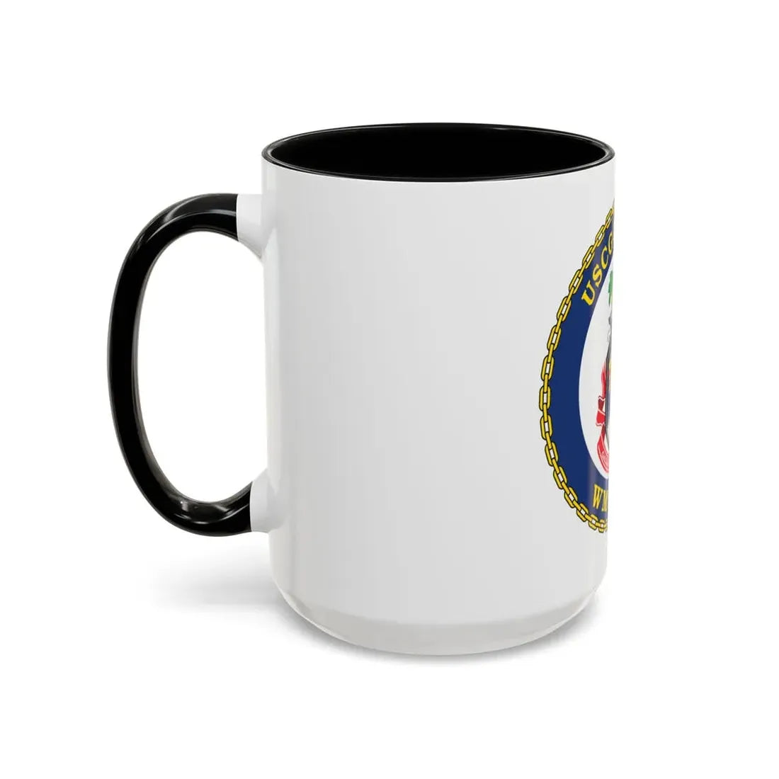 USCGC Munro WMSL   755 (U.S. Coast Guard) Accent Coffee Mug - Go Mug Yourself