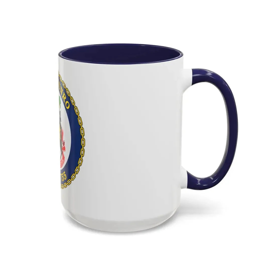 USCGC Munro WMSL   755 (U.S. Coast Guard) Accent Coffee Mug - Go Mug Yourself