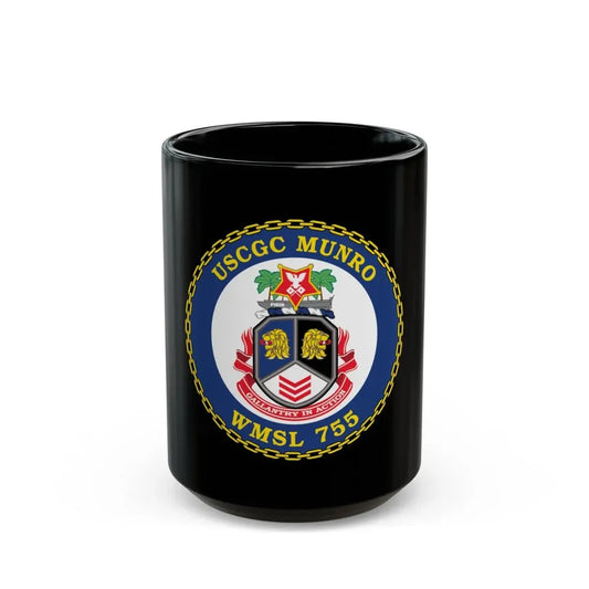 USCGC Munro WMSL   755 (U.S. Coast Guard) Black Coffee Mug 15oz - Go Mug Yourself