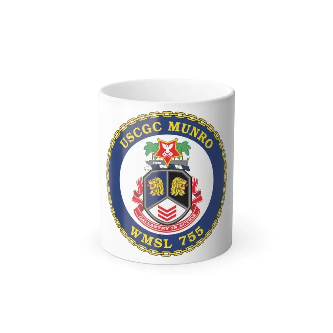 USCGC Munro WMSL 755 (U.S. Coast Guard) Color Changing Coffee Mug 11oz - Go Mug Yourself