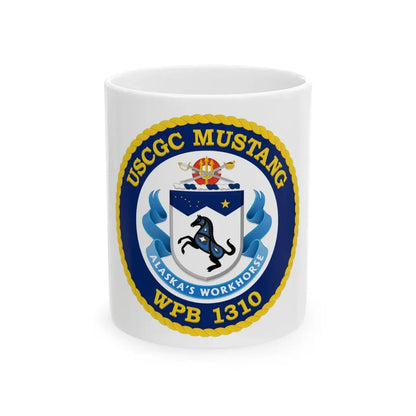 USCGC Mustang WPB 1310 (U.S. Coast Guard) White Coffee Mug 11oz - Go Mug Yourself