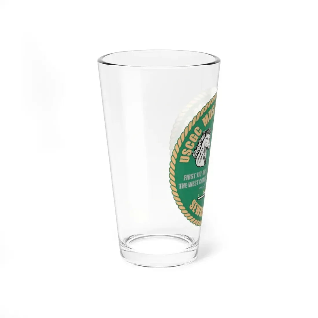USCGC Mustang WPB 1310 v2 (U.S. Coast Guard) Pint Glass 16oz - Go Mug Yourself