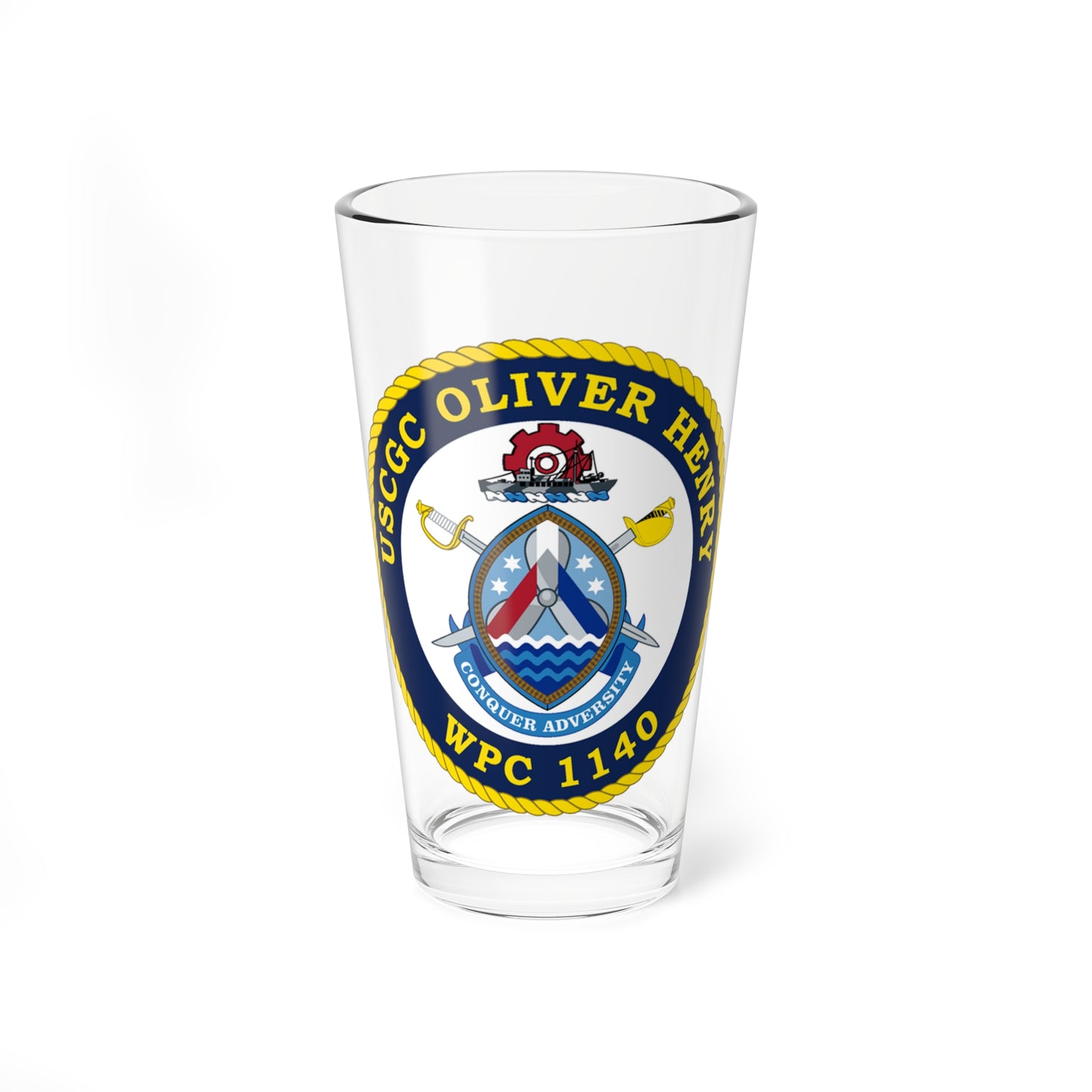 USCGC Oliver Henry WPC 1140 (U.S. Coast Guard) Pint Glass 16oz-16oz-Go Mug Yourself