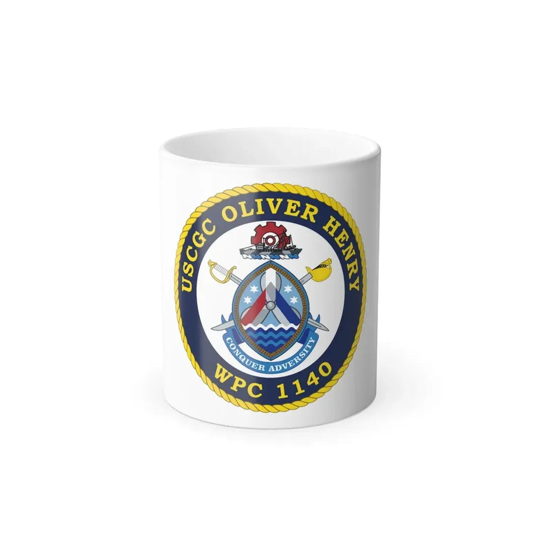 USCGC Oliver Henry WPC 1140 (U.S. Coast Guard) Color Changing Coffee Mug 11oz - Go Mug Yourself