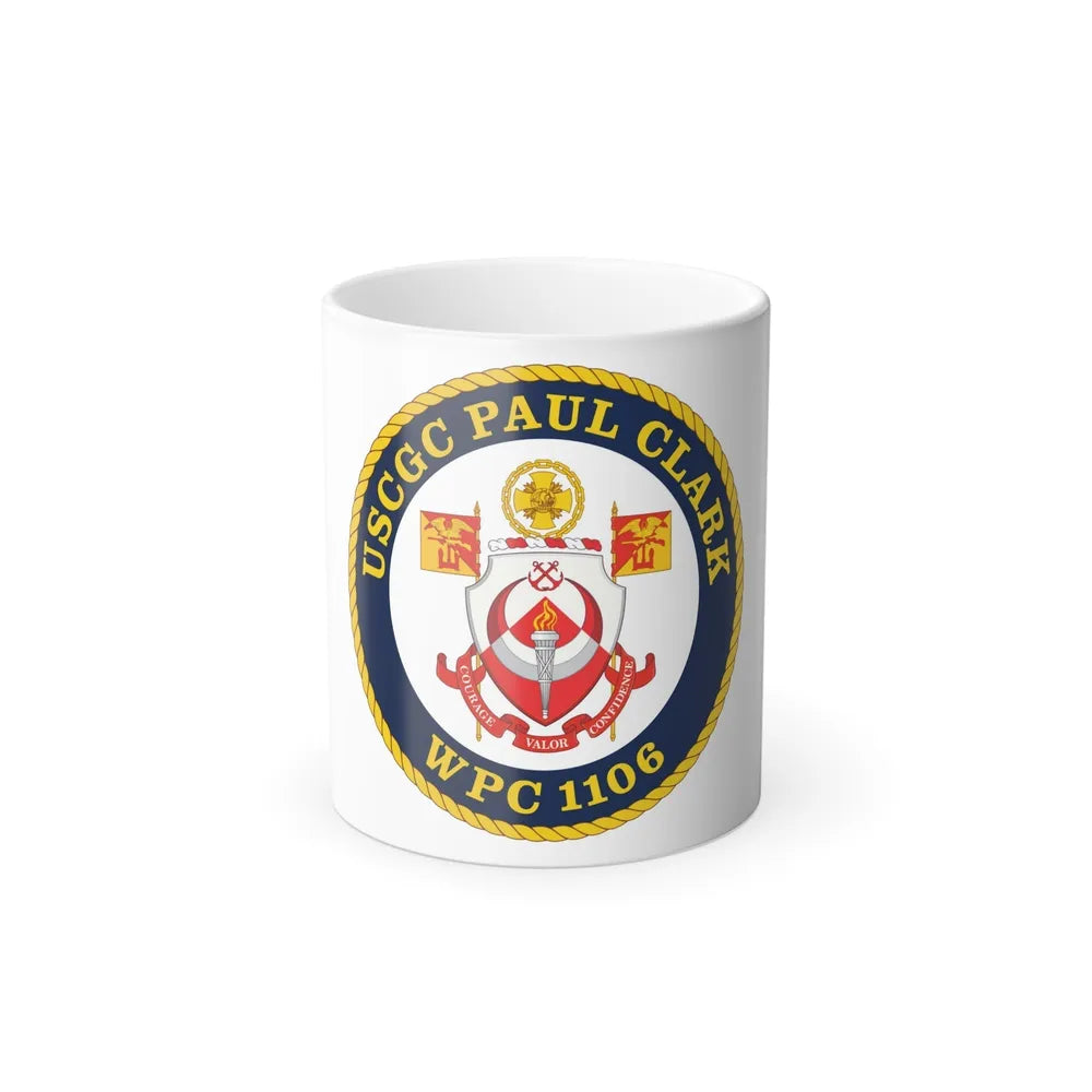 USCGC Paul Clark WPC 1106 (U.S. Coast Guard) Color Changing Mug 11oz-11oz-Go Mug Yourself