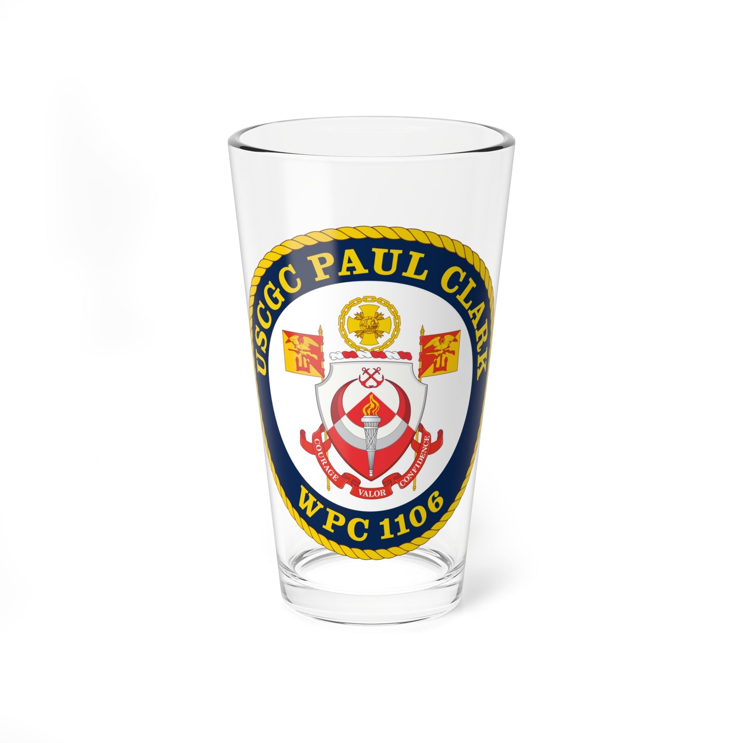 USCGC Paul Clark WPC 1106 (U.S. Coast Guard) Pint Glass 16oz-16oz-Go Mug Yourself