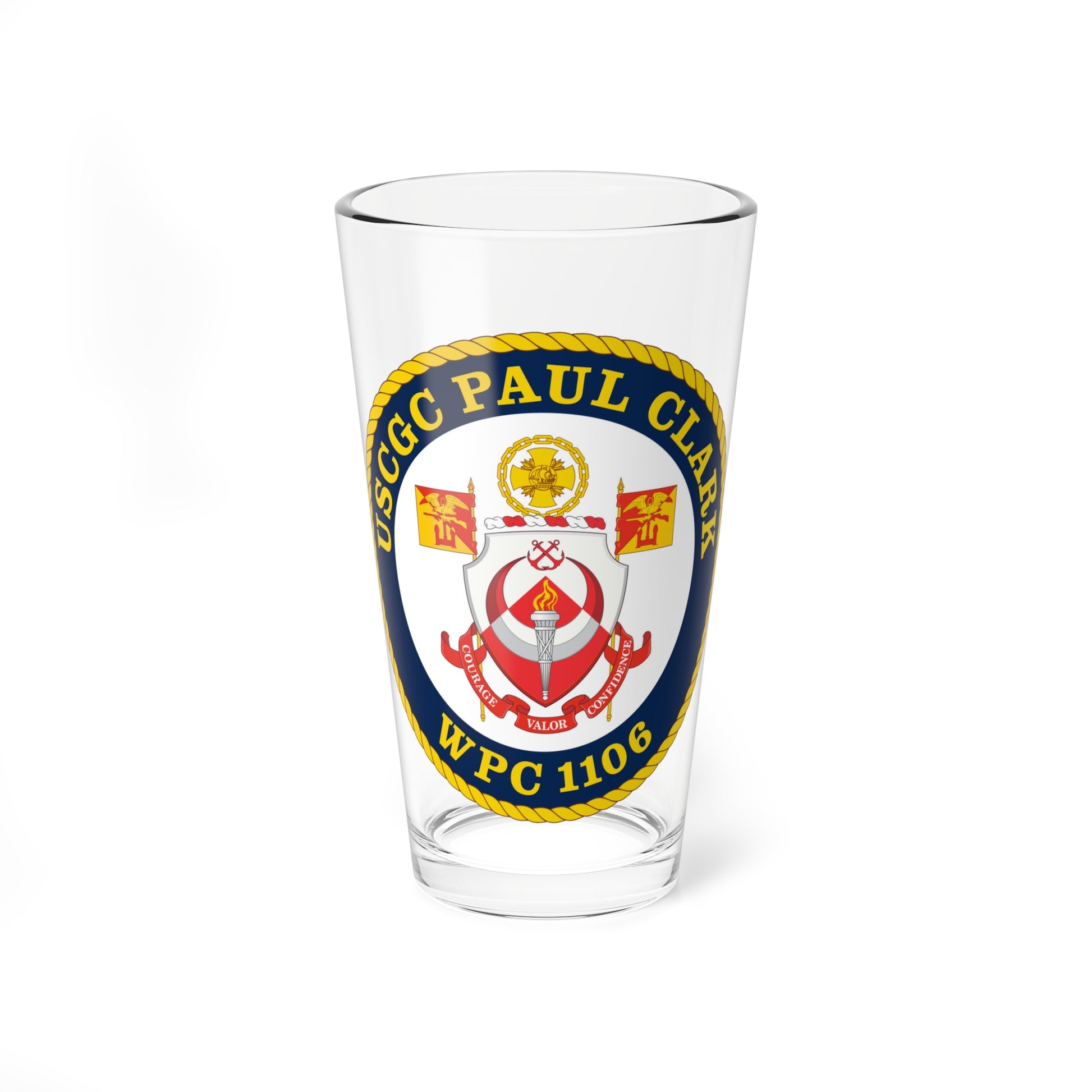 USCGC Paul Clark WPC 1106 (U.S. Coast Guard) Pint Glass 16oz-16oz-Go Mug Yourself