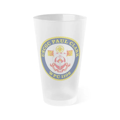 USCGC Paul Clark WPC 1106 (U.S. Coast Guard) Frosted Pint Glass 16oz Default Title - Go Mug Yourself