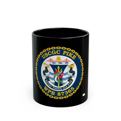 USCGC Pike WPB 87365 (U.S. Coast Guard) Black Coffee Mug-11oz-Go Mug Yourself