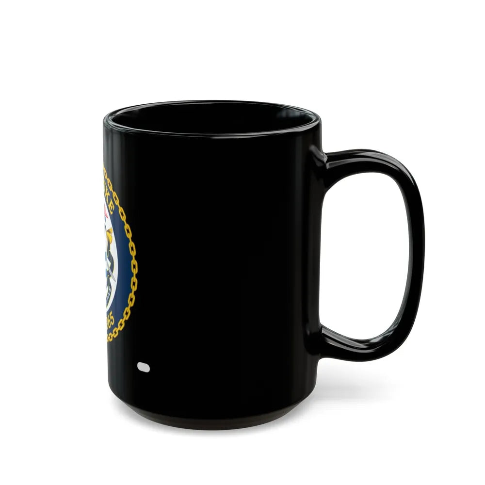 USCGC Pike WPB 87365 (U.S. Coast Guard) Black Coffee Mug-Go Mug Yourself