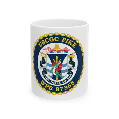 USCGC Pike WPB 87365 (U.S. Coast Guard) White Coffee Mug-11oz-Go Mug Yourself