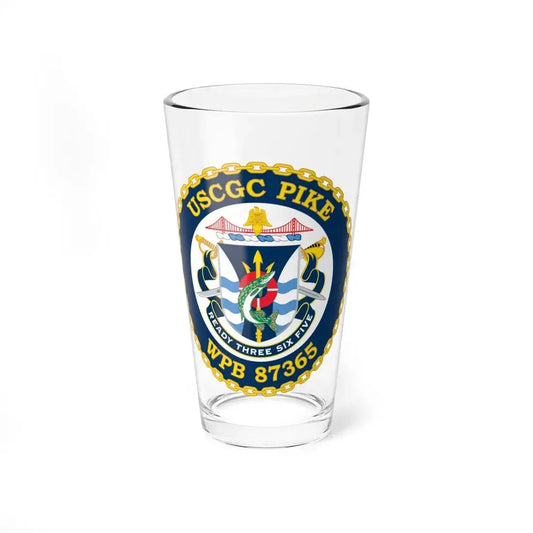 USCGC Pike WPB   87365 (U.S. Coast Guard) Pint Glass 16oz 16oz - Go Mug Yourself