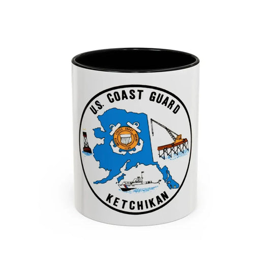 USCGC Planetree WLB 307 (U.S. Coast Guard) Accent Coffee Mug 11oz Black - Go Mug Yourself