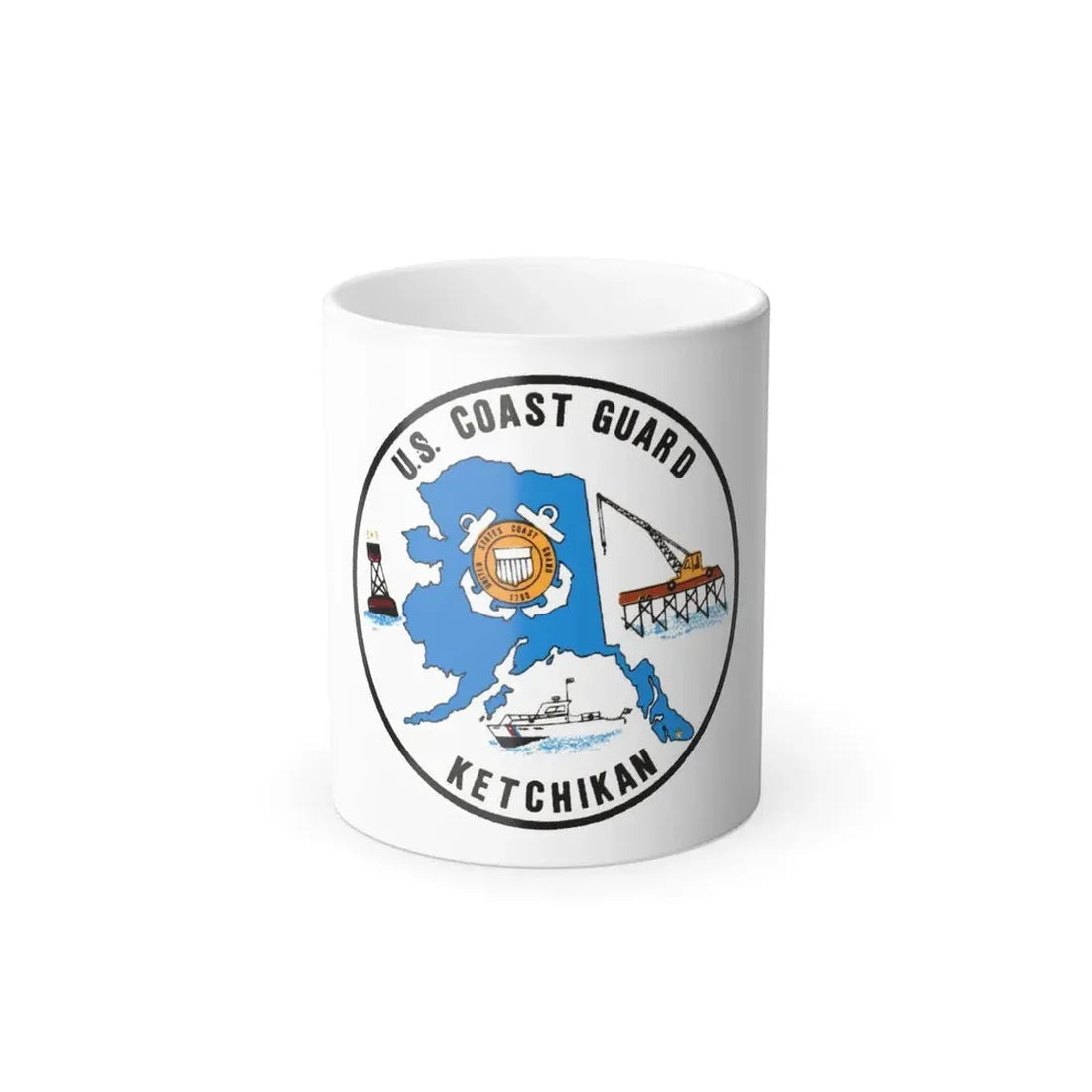 USCGC Planetree WLB 307 (U.S. Coast Guard) Color Changing Coffee Mug 11oz - Go Mug Yourself
