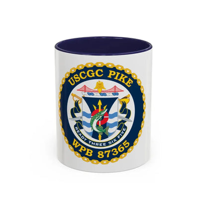 USCGC Plke WPB 87365 NEW 2010 (U.S. Coast Guard) Accent Coffee Mug 11oz Navy - Go Mug Yourself