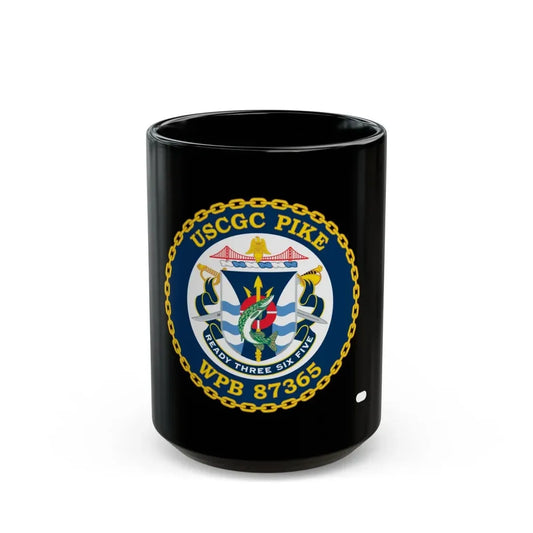 USCGC Plke WPB 87365 NEW 2010 (U.S. Coast Guard) Black Coffee Mug 15oz - Go Mug Yourself