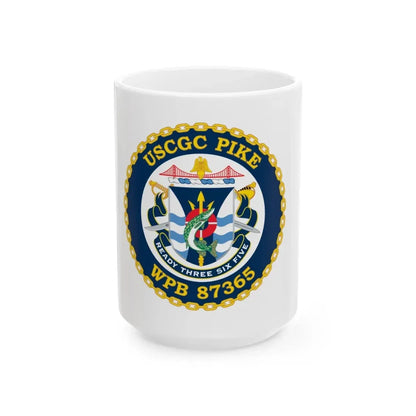 USCGC Plke WPB 87365 NEW 2010 (U.S. Coast Guard) White Coffee Mug 15oz - Go Mug Yourself