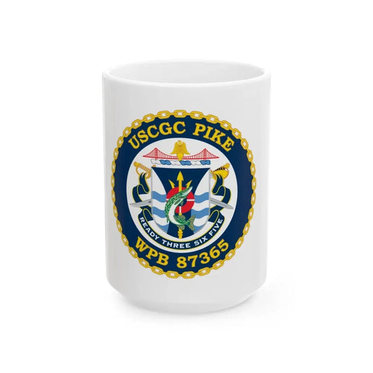 USCGC Plke WPB 87365 NEW 2010 (U.S. Coast Guard) White Coffee Mug 15oz - Go Mug Yourself
