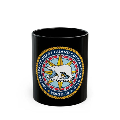 USCGC Polar Star WAGB 10 (U.S. Coast Guard) Black Coffee Mug-11oz-Go Mug Yourself