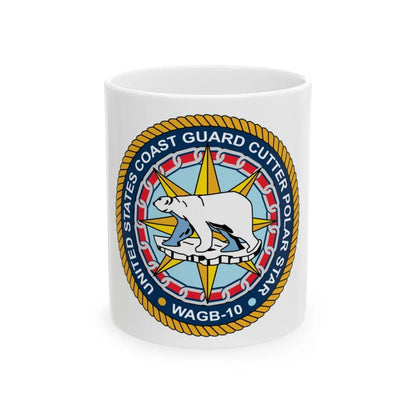 USCGC Polar Star WAGB 10 (U.S. Coast Guard) White Coffee Mug-11oz-Go Mug Yourself