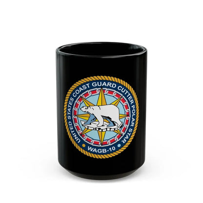 USCGC Polar Star WAGB 10 (U.S. Coast Guard) Black Coffee Mug 15oz - Go Mug Yourself