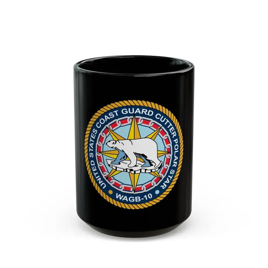 USCGC Polar Star WAGB 10 (U.S. Coast Guard) Black Coffee Mug 15oz - Go Mug Yourself