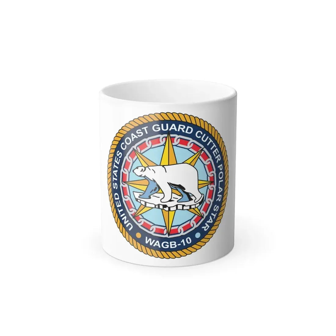 USCGC Polar Star WAGB 10 (U.S. Coast Guard) Color Changing Coffee Mug 11oz - Go Mug Yourself