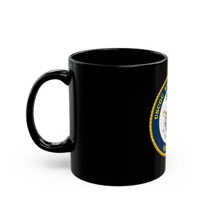 USCGC Raymond Evans WPC 1110 (U.S. Coast Guard) Black Coffee Mug-Go Mug Yourself