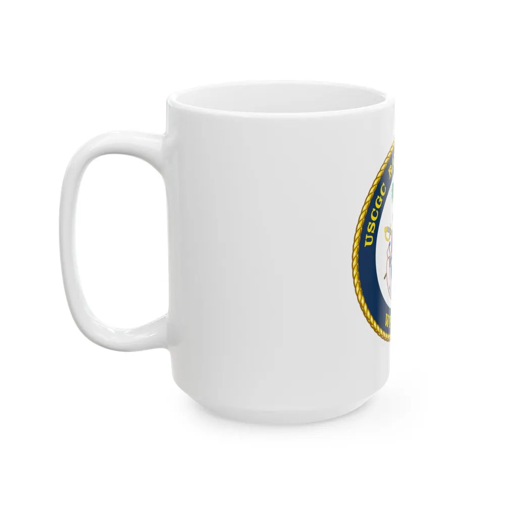 USCGC Raymond Evans WPC 1110 (U.S. Coast Guard) White Coffee Mug-Go Mug Yourself