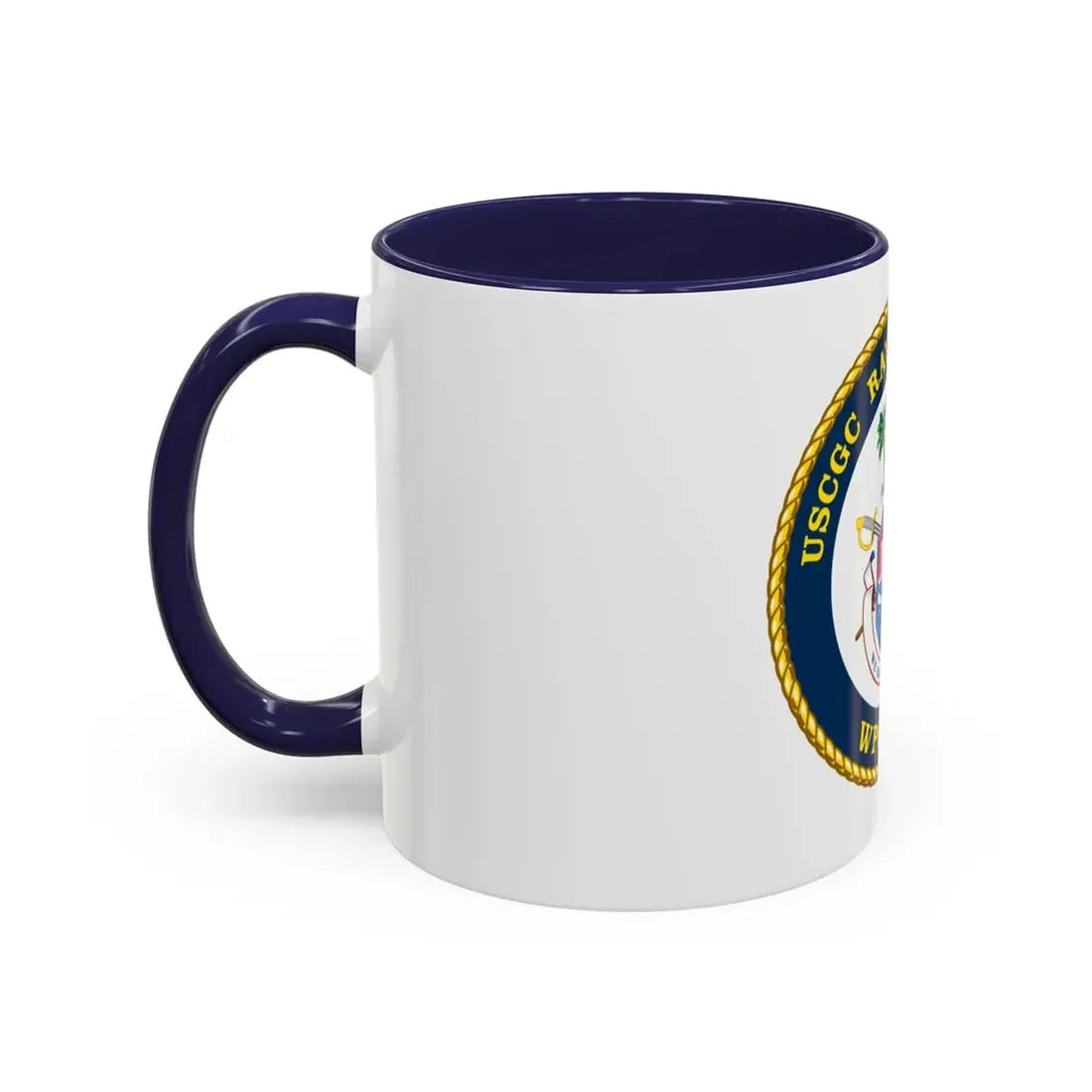 USCGC Raymond Evans WPC 1110 (U.S. Coast Guard) Accent Coffee Mug - Go Mug Yourself