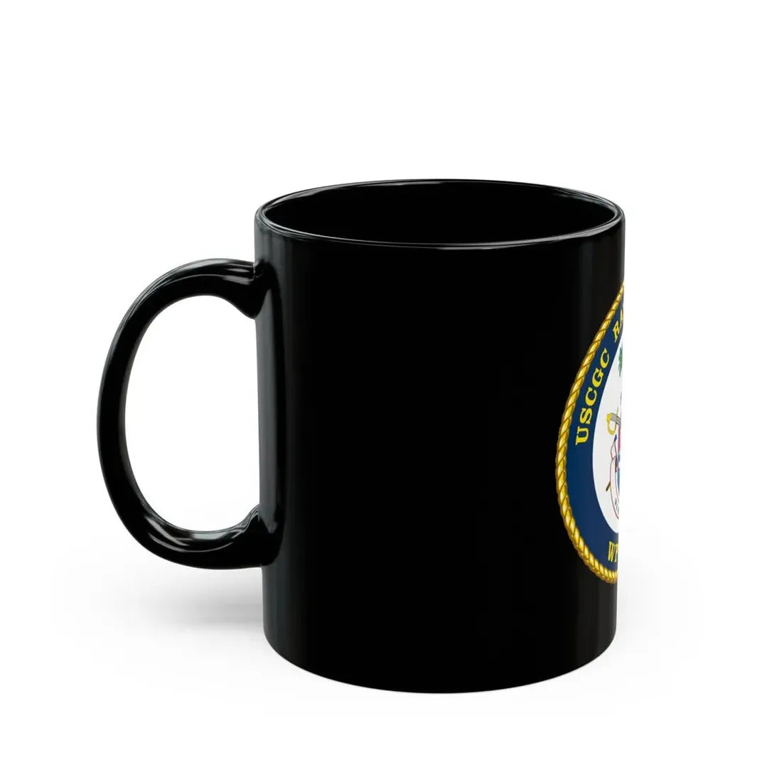USCGC Raymond Evans WPC 1110 (U.S. Coast Guard) Black Coffee Mug - Go Mug Yourself