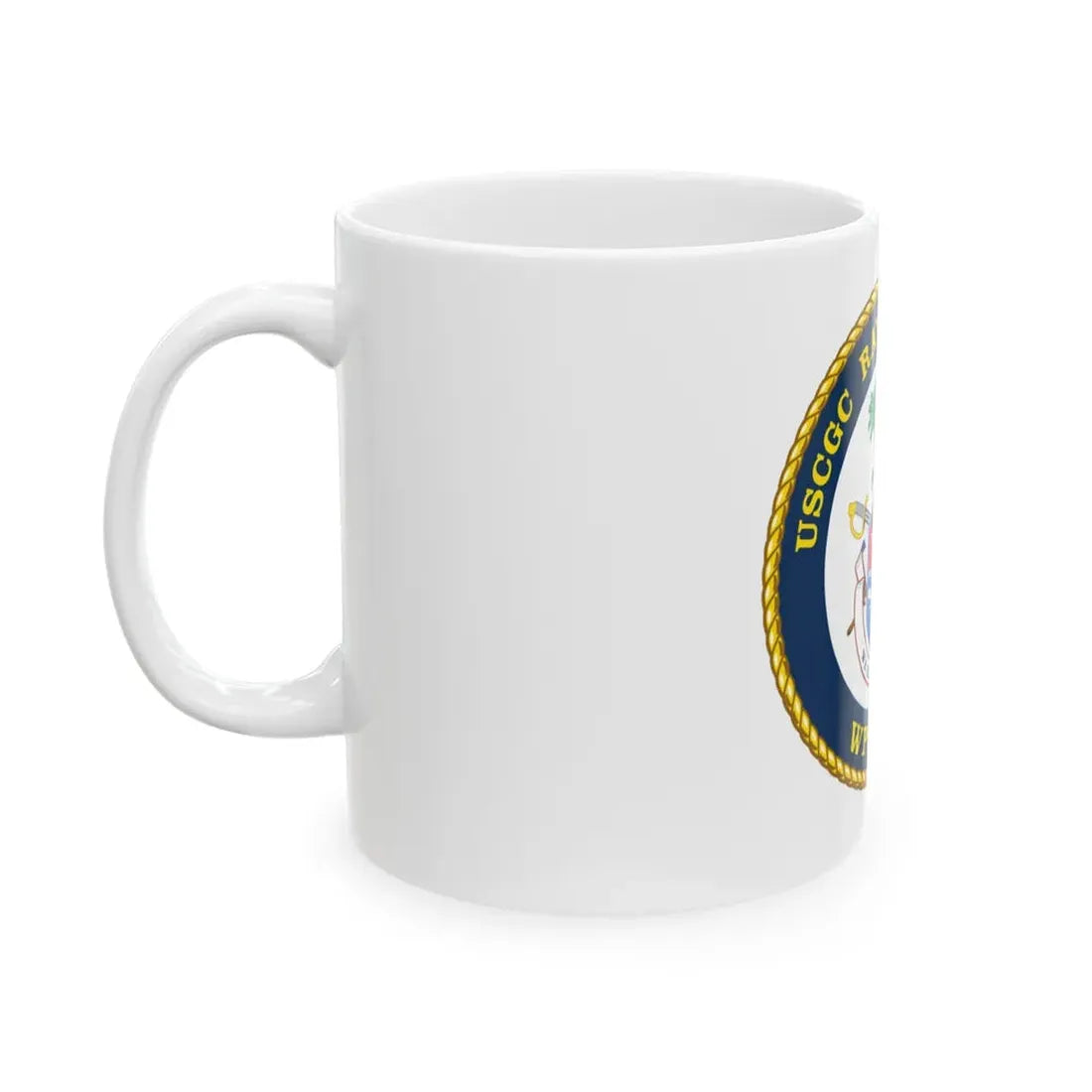 USCGC Raymond Evans WPC 1110 (U.S. Coast Guard) White Coffee Mug - Go Mug Yourself