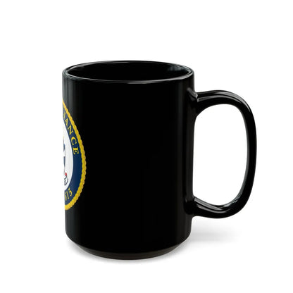 USCGC Reliance Glassware (U.S. Coast Guard) Black Coffee Mug-Go Mug Yourself