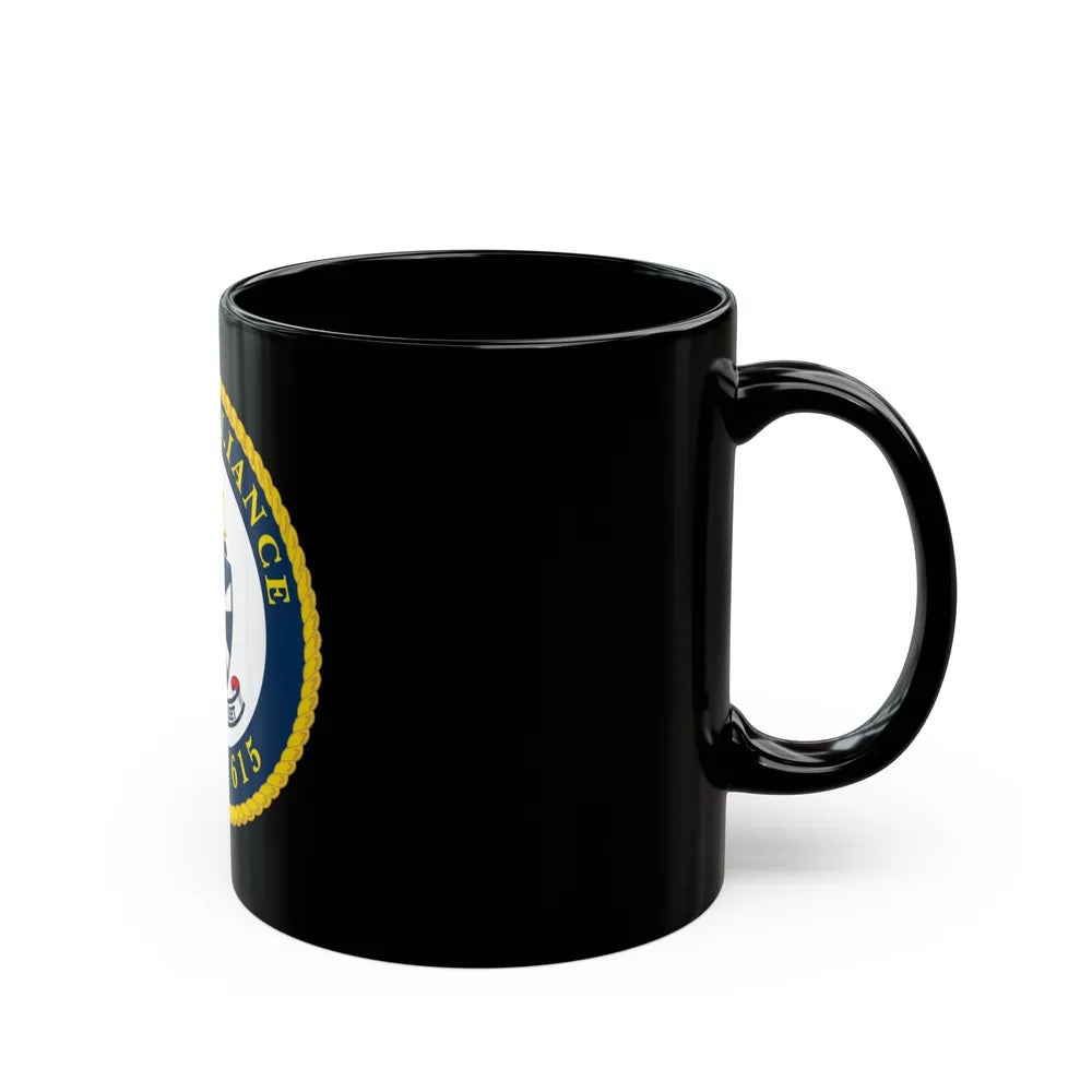 USCGC Reliance Glassware (U.S. Coast Guard) Black Coffee Mug-Go Mug Yourself