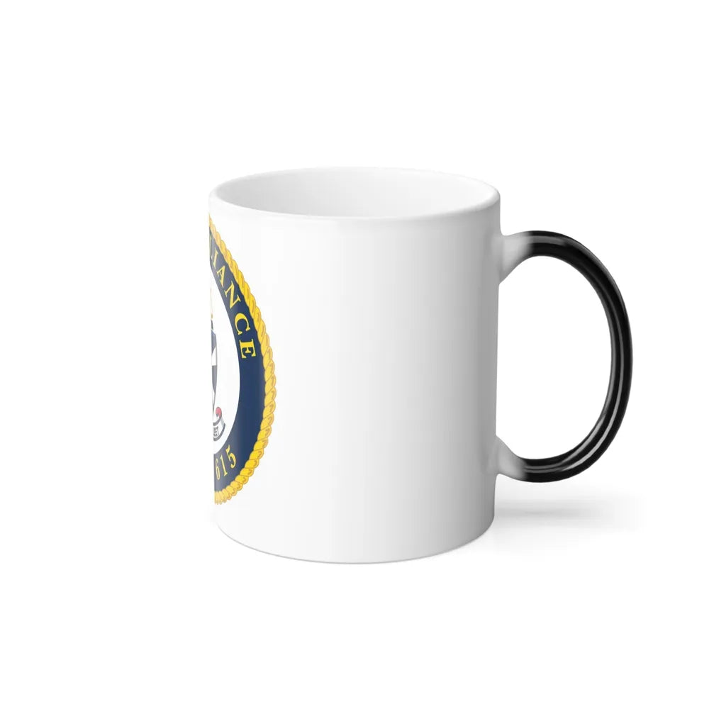 USCGC Reliance Glassware (U.S. Coast Guard) Color Changing Mug 11oz-Go Mug Yourself