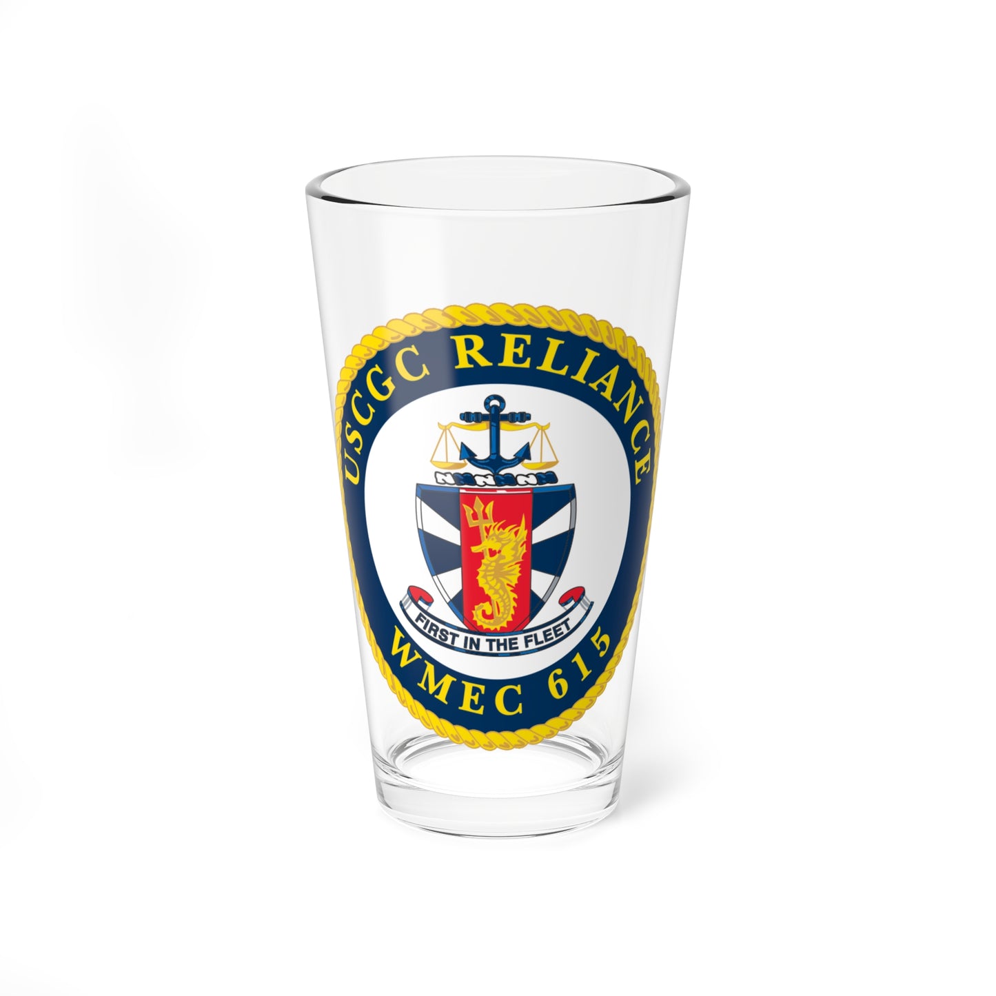 USCGC Reliance Glassware (U.S. Coast Guard) Pint Glass 16oz-16oz-Go Mug Yourself