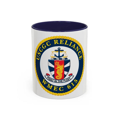USCGC Reliance   Glassware (U.S. Coast Guard) Accent Coffee Mug 11oz Navy - Go Mug Yourself