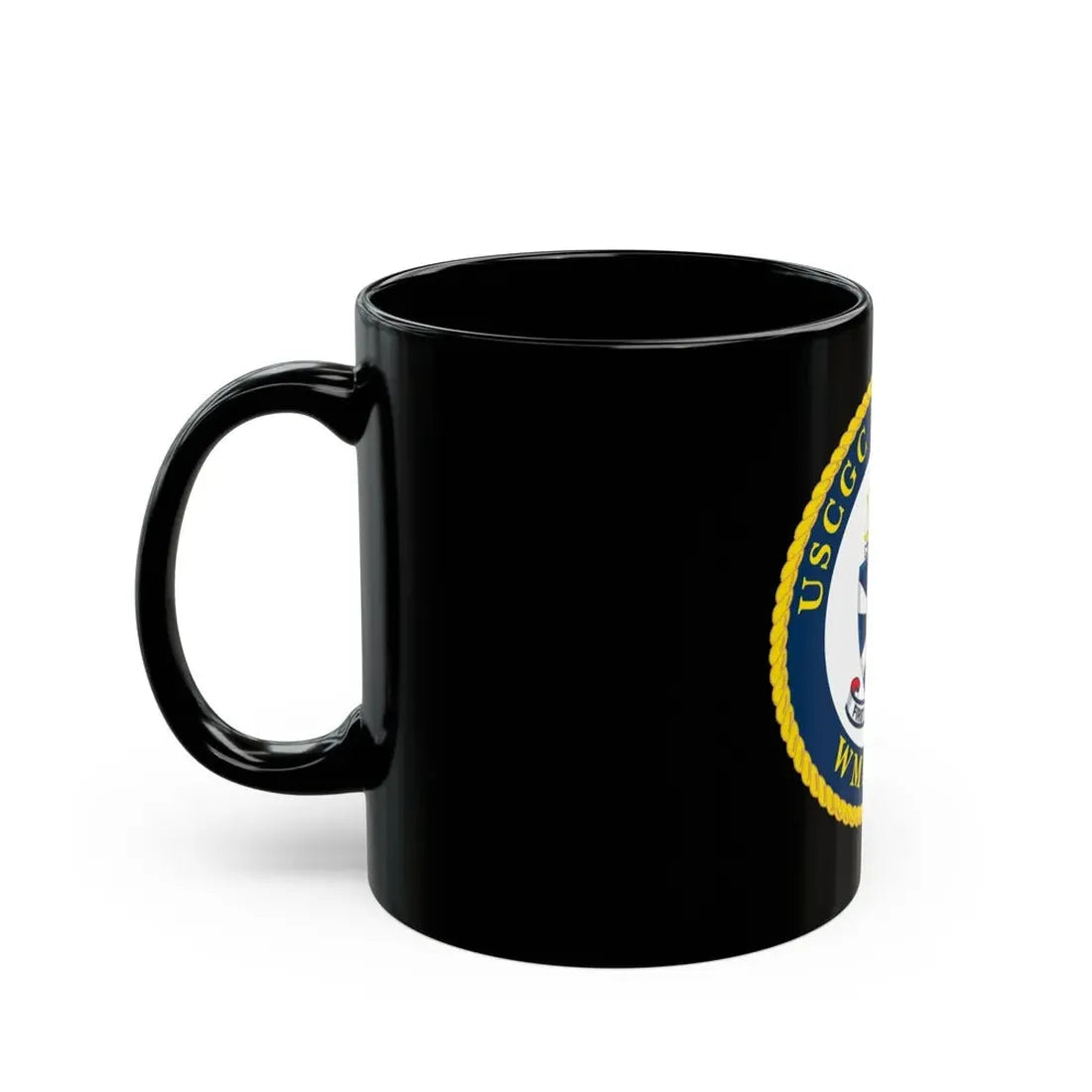 USCGC Reliance   Glassware (U.S. Coast Guard) Black Coffee Mug - Go Mug Yourself