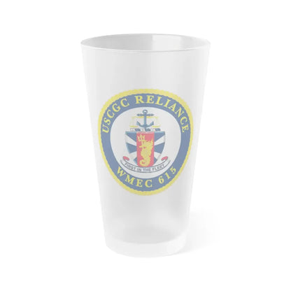 USCGC Reliance   Glassware (U.S. Coast Guard) Frosted Pint Glass 16oz Default Title - Go Mug Yourself